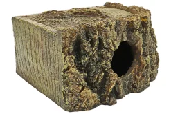 HOBBY - Grotte d'angle - corner cave bark - grotte pour reptiles (lézards, serpents, tortues), amphibiens et invertébrés