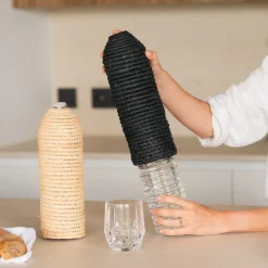 HOME MAISON - Home maison - cache bouteille en paille