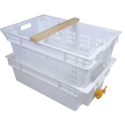 ICKO APICULTURE - Bac à désoperculer Uncapper pour ruche avec robinet et traverse