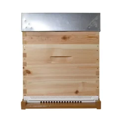 ICKO APICULTURE - Ruche à tenons Dadant 10 cadres avec plateau plastique