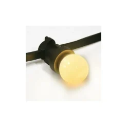 ILLUPRO - Guirlande guinguette b22 10 ampoules blanc chaud 10m extensible extérieur