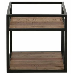 INTERIOR'S - Bout de canapé bois marron - manufacture interior's