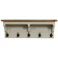 INTERIOR'S - Etagère porte-manteaux bois blanc - provence interior's
