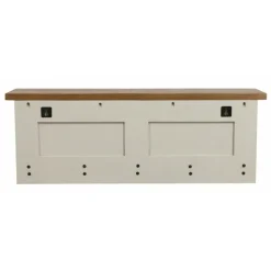 INTERIOR'S - Etagère porte-manteaux bois blanc - provence interior's