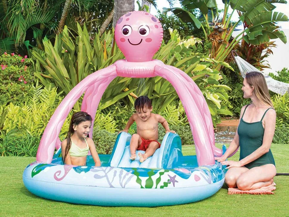 INTEX - Aire de jeux gonflable pieuvre