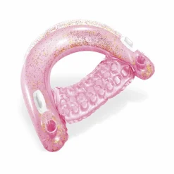 INTEX - Bouée gonflable chaise semi immergé glitter