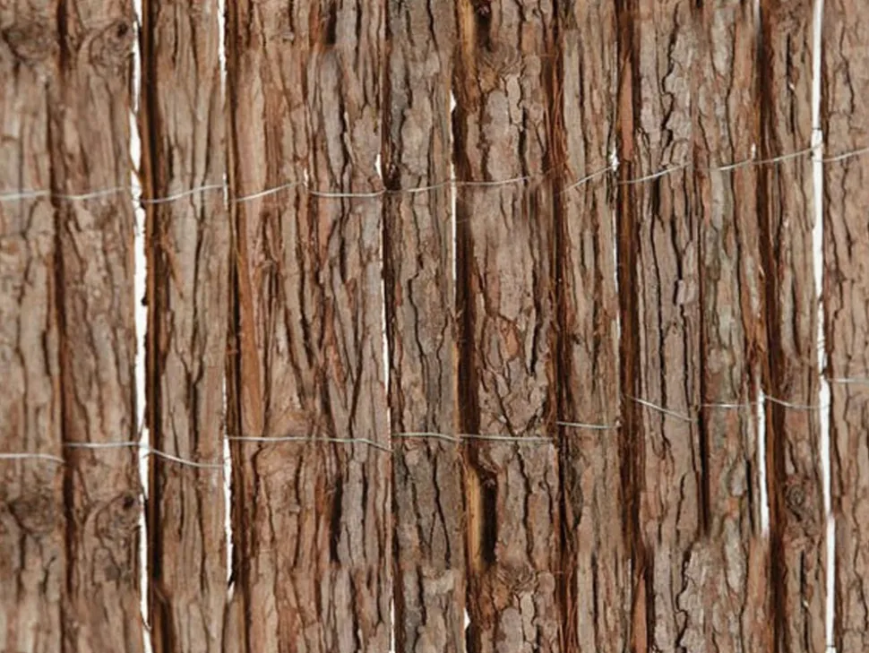 JARDIDECO - Brise vue en écorces de pin naturel - 2 rouleaux de 2 x 5 m