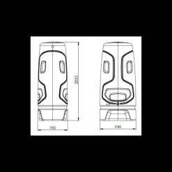 JARDINEO - Récupérateur d'eau TOTEM Ivoire