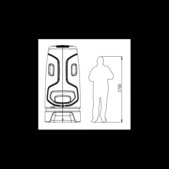 JARDINEO - Récupérateur d'eau TOTEM Ivoire