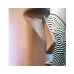 JARDINEO - Récupérateur d'eau MOAI Marbre Rose