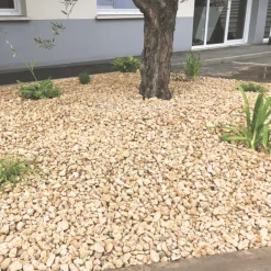 JARDINEX - Gravier roulé silex orangé 15/30 mm- big bag 1t (16 m²) - orange