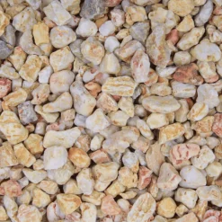 JARDINEX - Gravier roulé silex orangé 15/30 mm- big bag 1t (16 m²) - orange