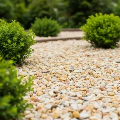 JARDINEX - Gravier roulé silex orangé 8/16 mm- big bag 1t (16 m²) - orange