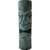 JARDINEX - Statue tiki totem mauri cendré 100 cm - gris 100 cm