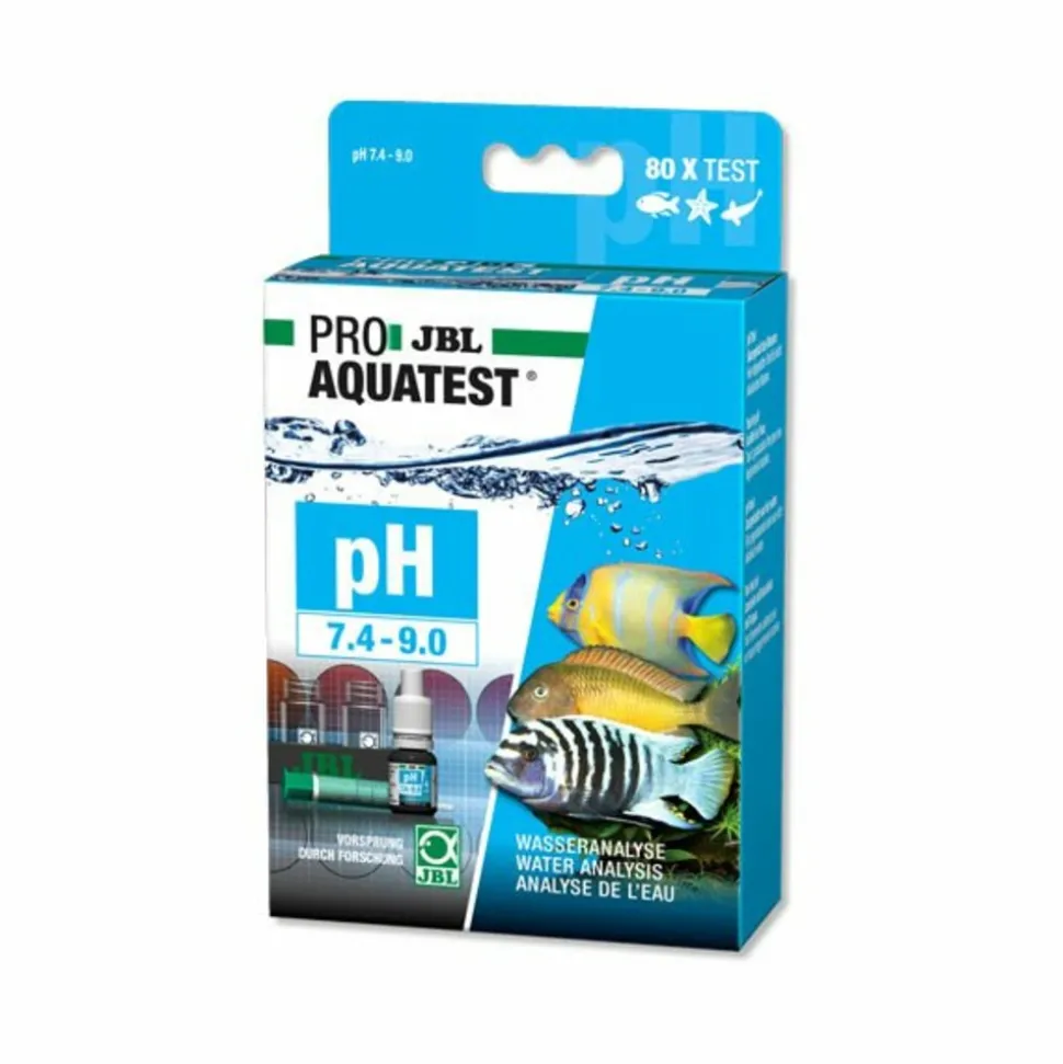 JBL - Test ph 7,4-9test d'eau en gouttes