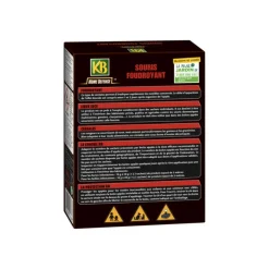 KB - Souris foudroyant céréales kb home defense - 10 sachets