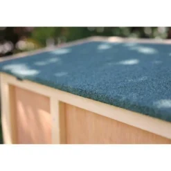 KERBL - Clapier d'extérieur - kerbl - fred - 100x45x62 cm - bois - abri sécurisé pour rongeurs