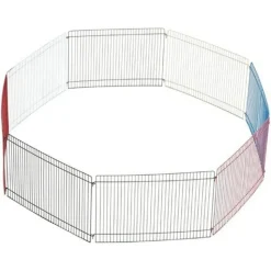 KERBL - Enclos extérieur pour petits animaux de compagnie 34x23cm chromé