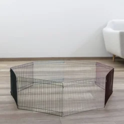 KERBL - Enclos extérieur pour petits animaux de compagnie 34x23cm chromé