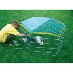 KERBL - Kerbl - enclos extérieur zingué avec portillon pour rongeurs