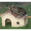 KERBL - Maison nature 30x20x19cm - pour rongeur- kerbl