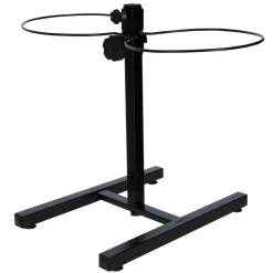 KERBL - Mangeoires d'animaux de compagnie avec support 2x2,8 l 43cm noir