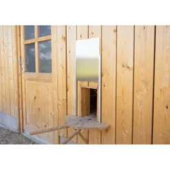 KERBL - Porte poulailler coulissante - kerbl - alu - 22 x 33 cm - taille s