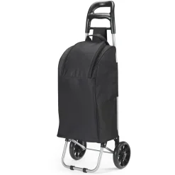 Kitchen chef poussette de marché isotherme 2 roues 36l noir - easypouss cool