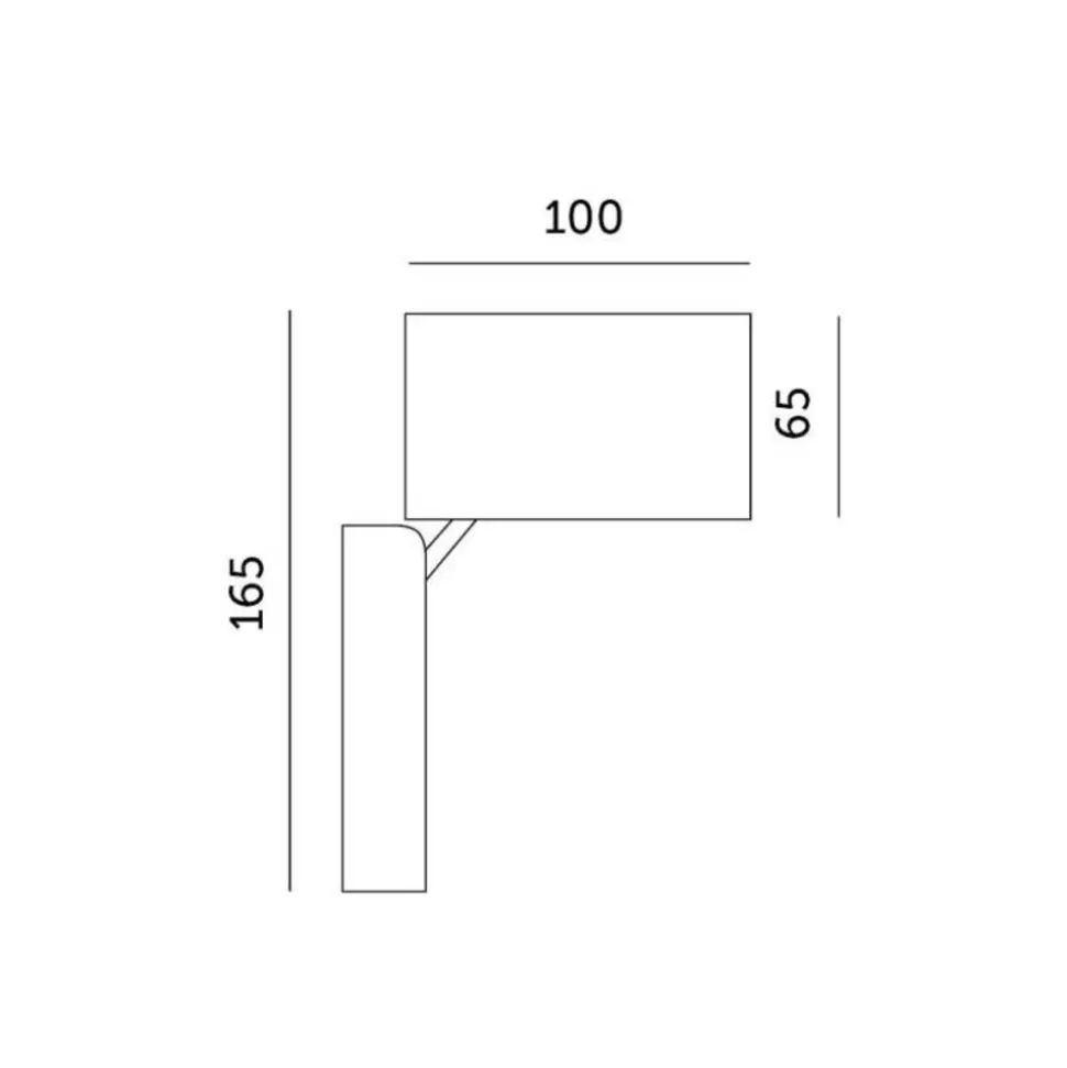KOBI - Applique murale orientable extérieur anthracite 165mm design pour ampoule gu10