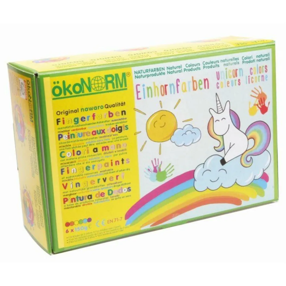 ÖKONORM - Peinture aux doigts - 6 couleurs