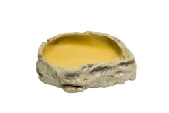 LA FERME TROPICALE - Abreuvoir en résine 20,5 cm - abreuvoir pour reptiles (lézards, serpents, tortues), amphibiens et invertébrés