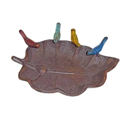 LA GRANDE PRAIRIE - Mangeoire feuille gourmande 23x18x7cm