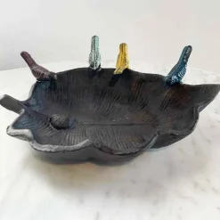 LA GRANDE PRAIRIE - Mangeoire feuille gourmande 23x18x7cm