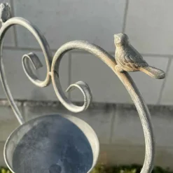 LA GRANDE PRAIRIE - Mangeoire à planter cœur 27x14x130cm