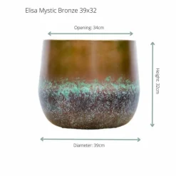 LA GREEN TOUCH - Elisa bronze mystique 39 cm
