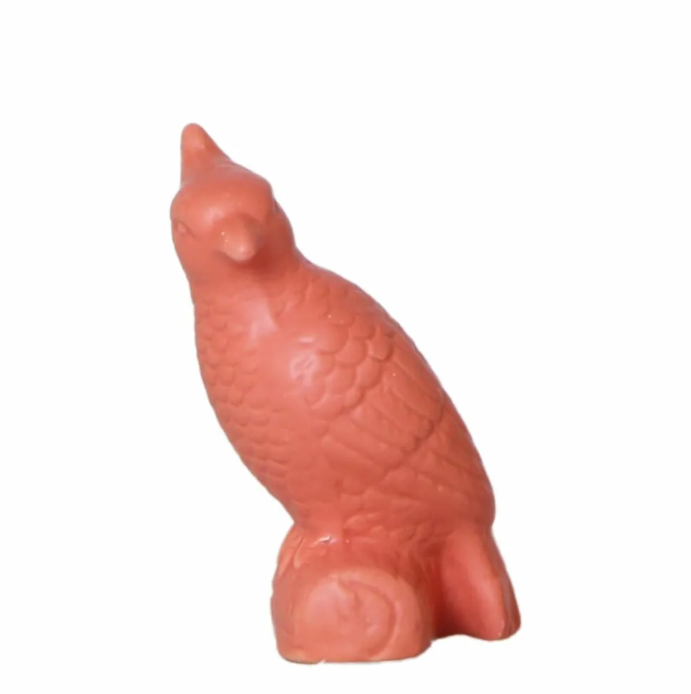 LA GREEN TOUCH - Ornement décoratif cacatoès - terracotta