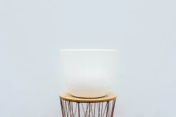 LA GREEN TOUCH - Pot eggy blanc 55cm