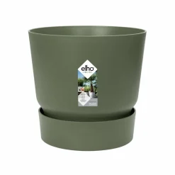 LA GREEN TOUCH - Pot elho greenville rond vert 14 cm