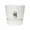 LA GREEN TOUCH - Pot elho greenville rond blanc 14 cm