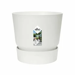LA GREEN TOUCH - Pot elho greenville rond blanc 14 cm