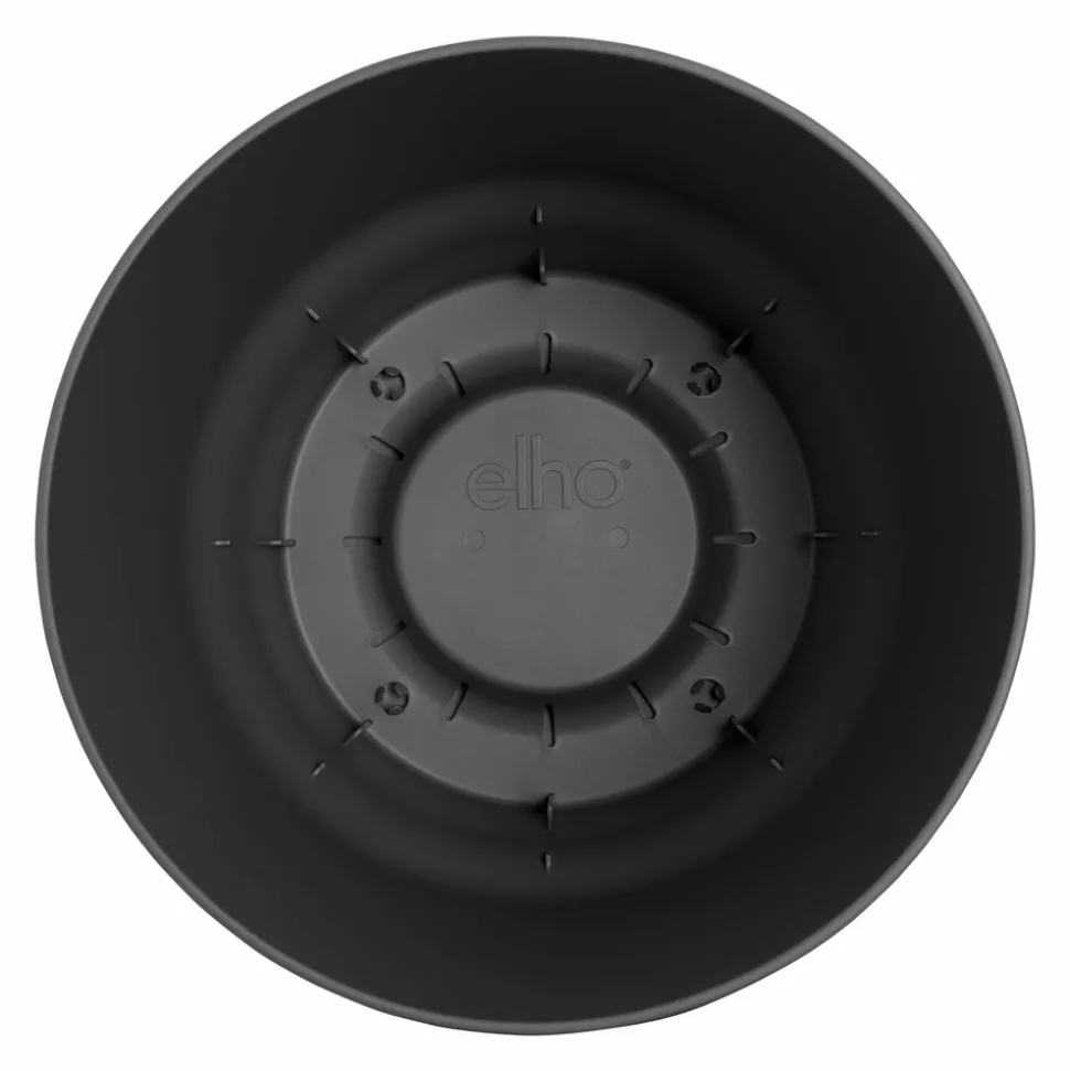 LA GREEN TOUCH - Pot elho greenville rond noir 14 cm