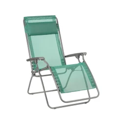 LAFUMA - Fauteuil de jardin relax en toile et acier - 163x68x114 cm