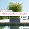 LEADERPLANT - Kit brise-vue balcon bambou campbell 10 l