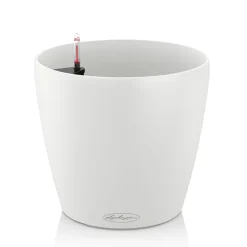 LECHUZA - Pot Classico Color en polypropylène, blanc D35 x H. 33 cm