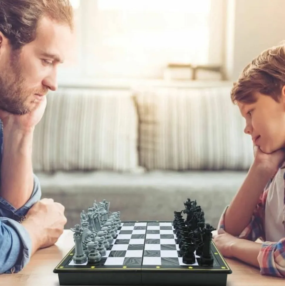 LEXIBOOK - Jeu d'échecs harry potter magnétique pliable