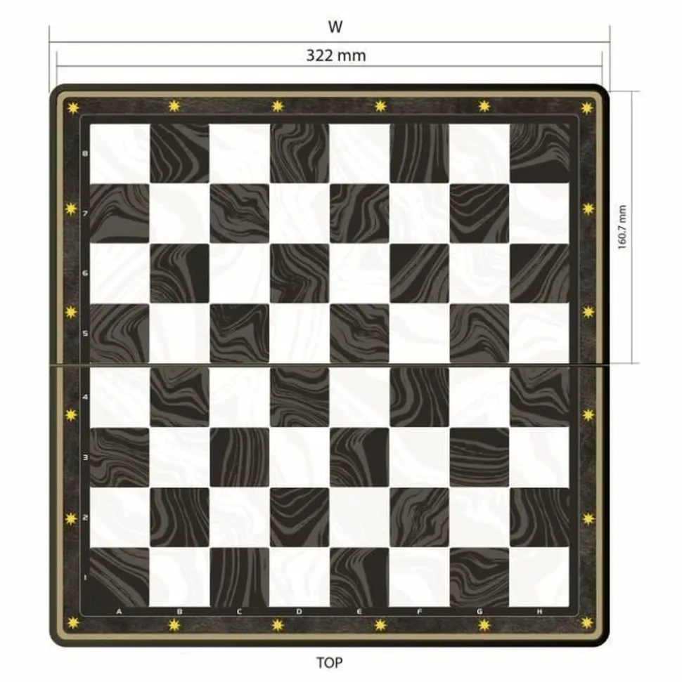 LEXIBOOK - Jeu d'échecs harry potter magnétique pliable