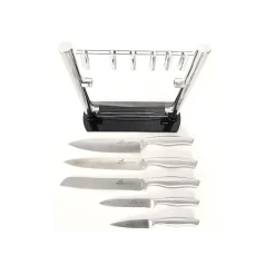 Lion sabatier bloc de 5 couteaux inox - 669582