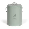 Livoo seau à compost de cuisine 6l vert - mes154v