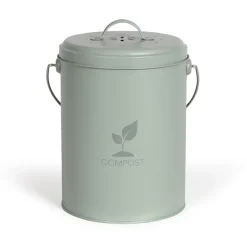 Livoo seau à compost de cuisine 6l vert - mes154v