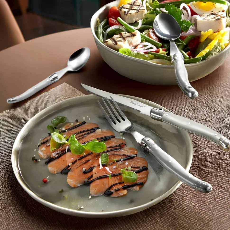 LOU LAGUIOLE - Tradition - ménagère 24 pièces perle